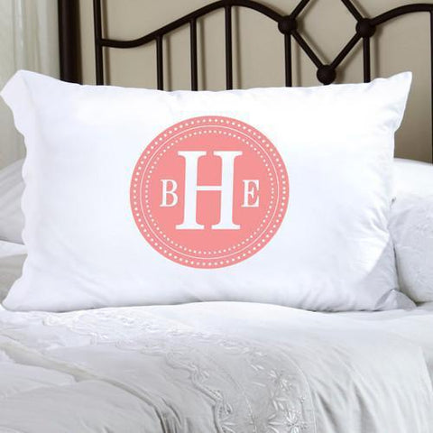 Buy Personalized Felicity Chic Circles Pillow Case