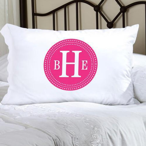 Buy Personalized Felicity Chic Circles Pillow Case