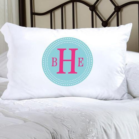 Buy Personalized Felicity Chic Circles Pillow Case