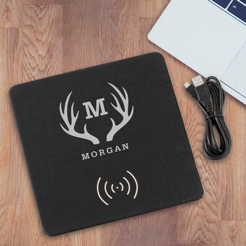 Buy Personalized Black Charging Pad