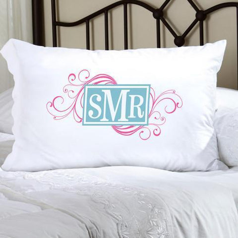 Buy Personalized Felicity Cheerful Monogram Pillow Case