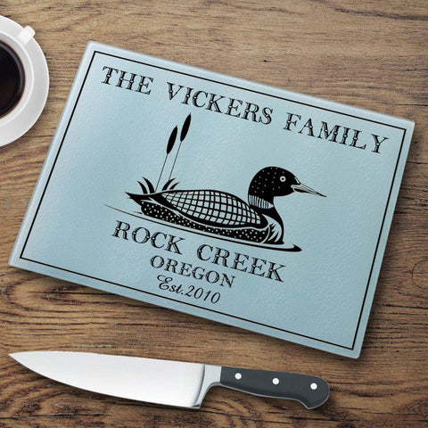 Buy Personalized Glass Cabin Series Cutting Boards