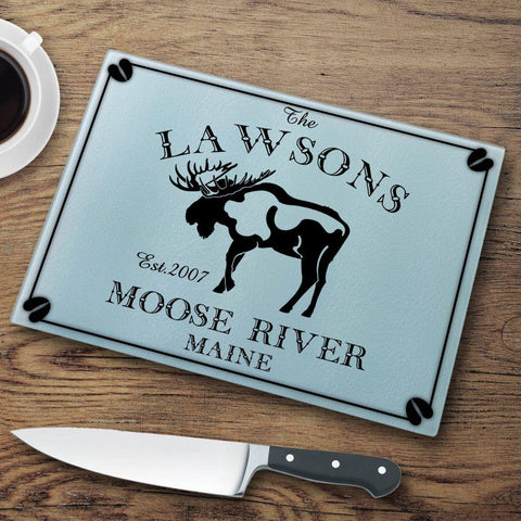 Buy Personalized Glass Cabin Series Cutting Boards