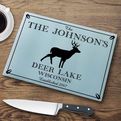 Buy Personalized Glass Cabin Series Cutting Boards