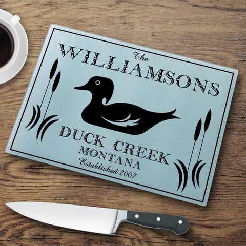 Buy Personalized Glass Cabin Series Cutting Boards