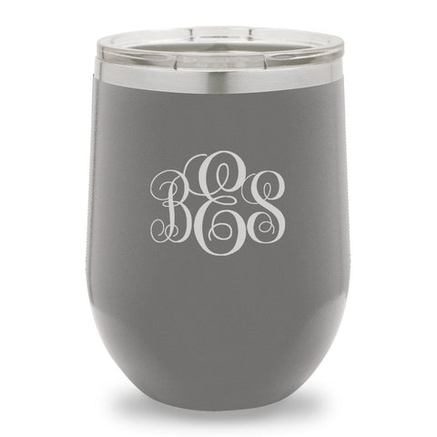 Buy 12 oz. Insulated Wine Tumbler - Dark Gray