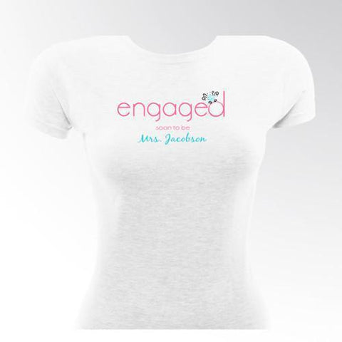 Personalized Bride T-Shirt -  - T-Shirts - AGiftPersonalized