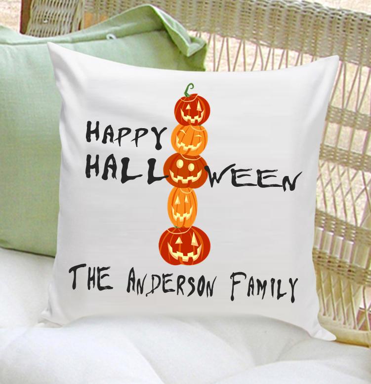 Personalized Halloween Throw Pillows