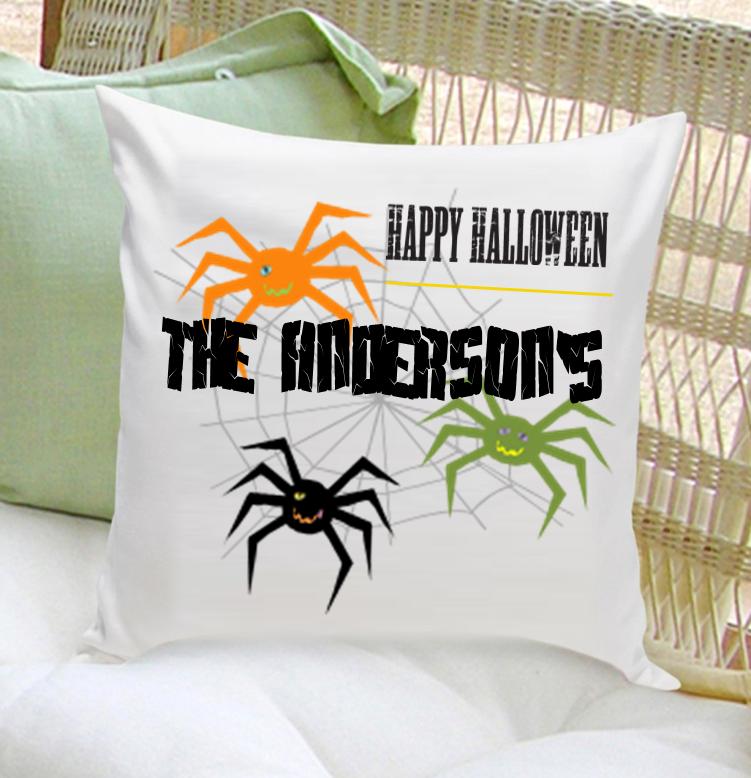 Personalized Halloween Throw Pillows