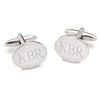 Buy Personalized Modern Oval Cufflinks