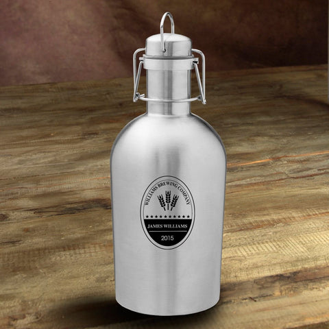 Buy Personalized Stainless Steel Beer Growler