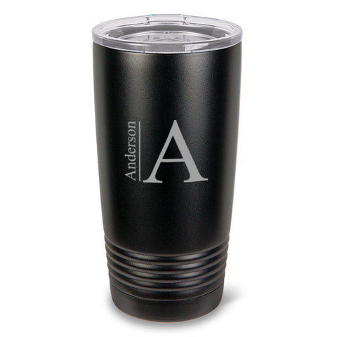 Buy Monogrammed 20oz. Black Matte Double Wall Insulated Tumbler