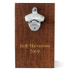 Buy Personalized Wood Plank Wall Mounted Bottle Opener