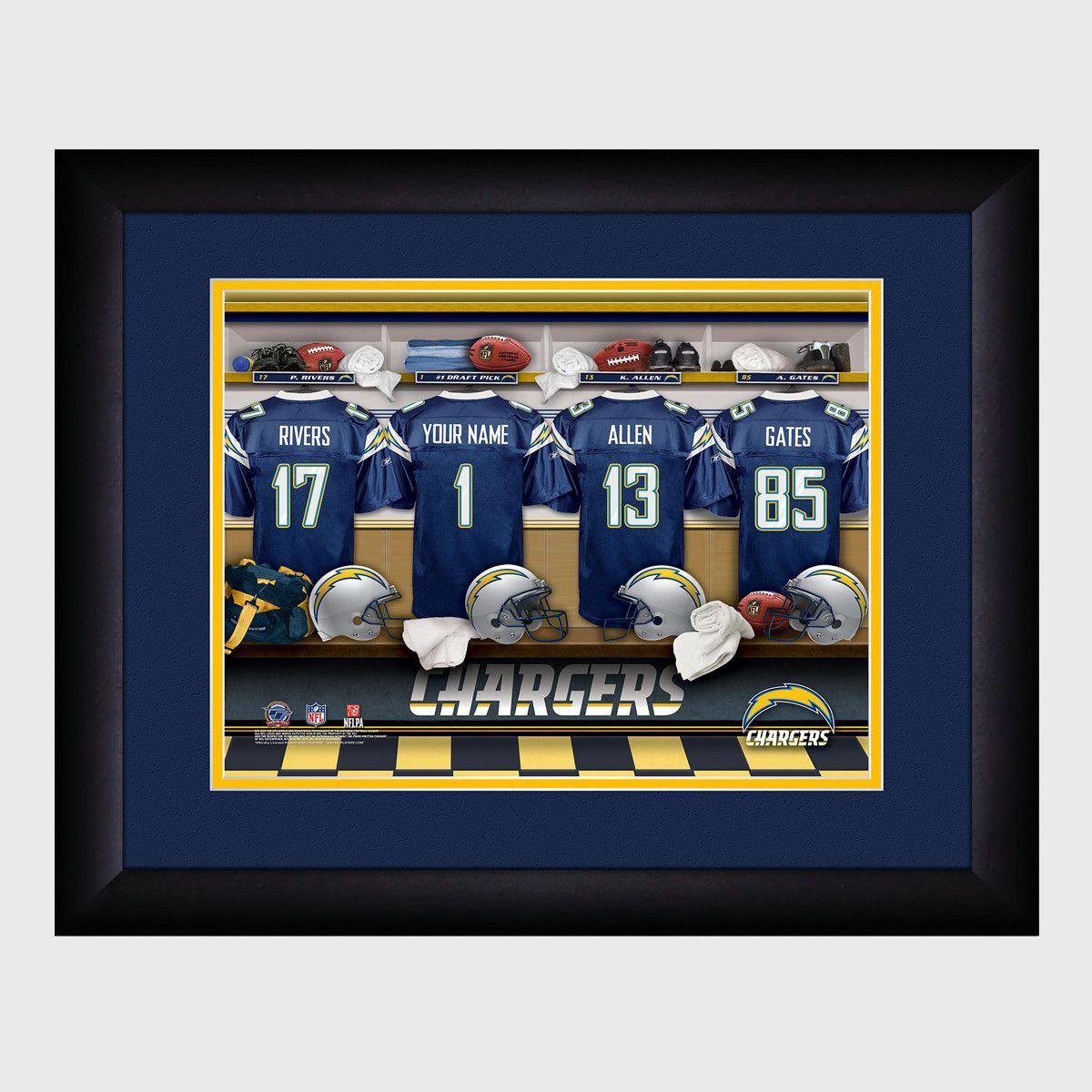 personalized chargers jersey