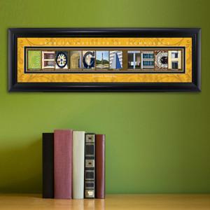 Personalized University Architectural Art -  Atlantic Coast Conference College Art