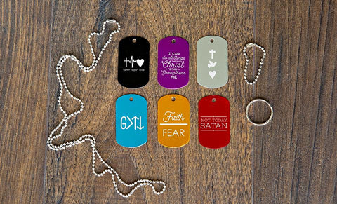 Buy Personalized Dog Tags - Christian Collection