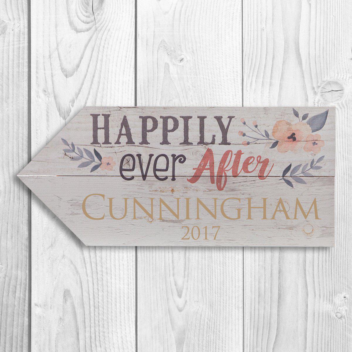 Personalized Wooden Arrow Signs