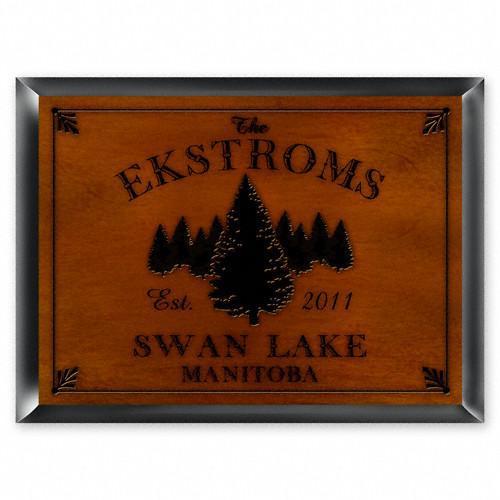 Personalized Cabin Series Traditional Pub Sign