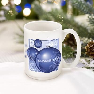Personalized Christmas Ornament Coffee Mug