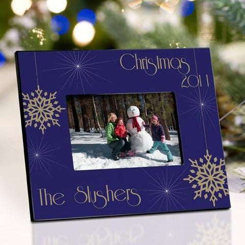 Buy Personalized Christmas Picture Frame - Evening Snowfall