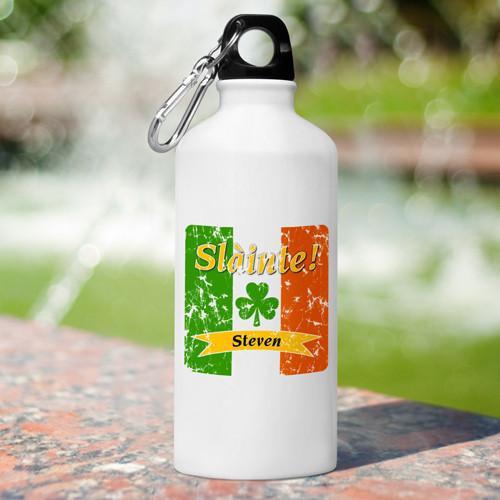 Personalized Irish Themed Water Bottle