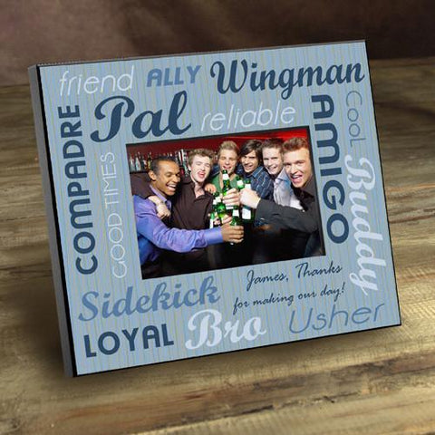 Buy Personalized Best Man, Groomsman or Usher Picture Frame