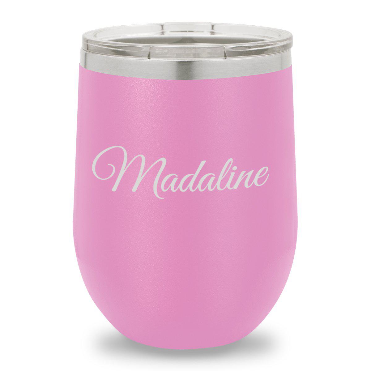 Personalized 12oz Insulated Wine Tumbler Stemless Wine