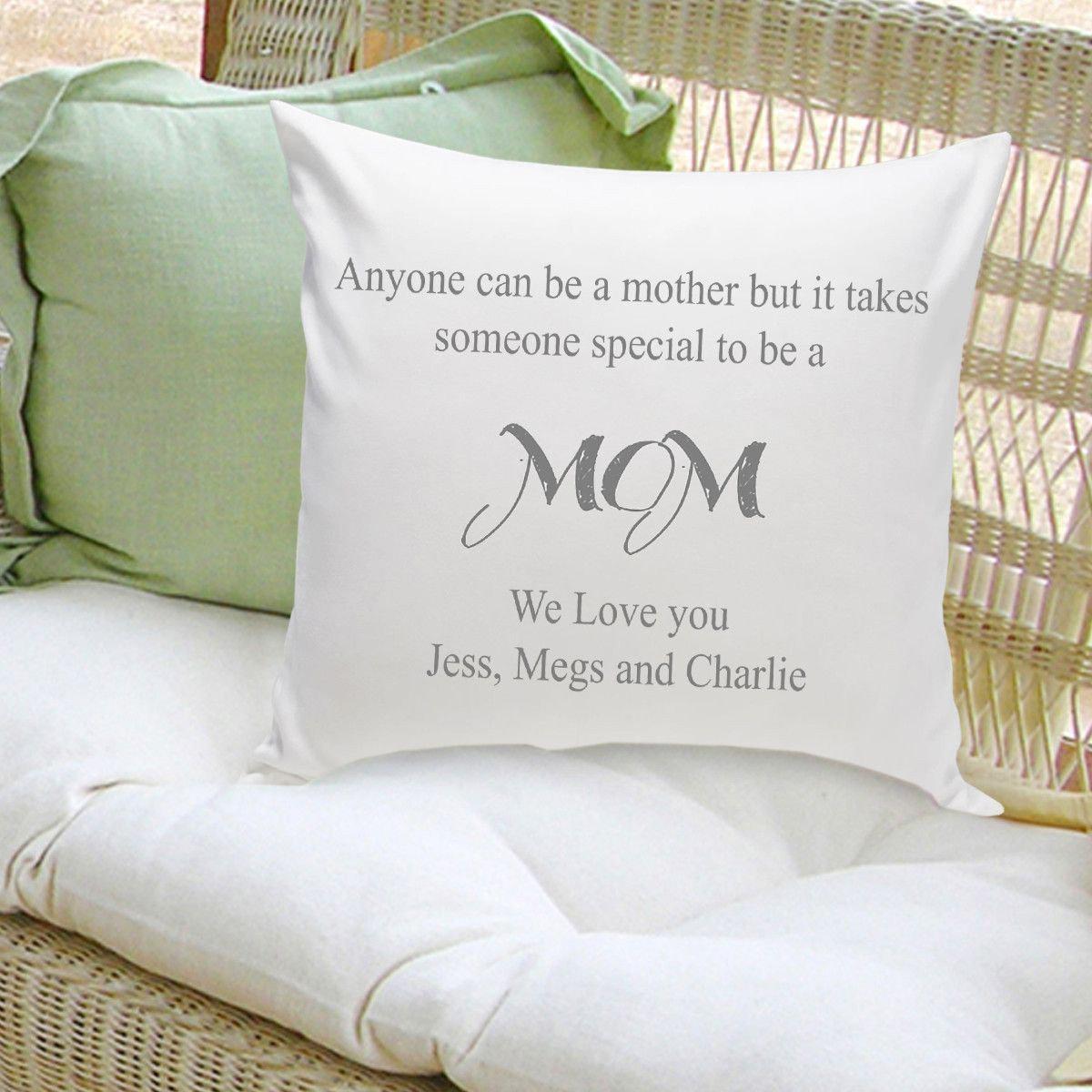 Personalized Parent Throw Pillow - Anyone Can Be A Mother