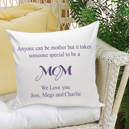 Personalized Parent Throw Pillow - Anyone Can Be A Mother