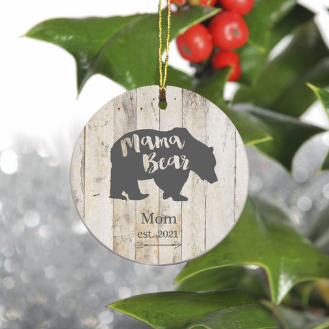 Buy Personalized Bear Family Ornaments