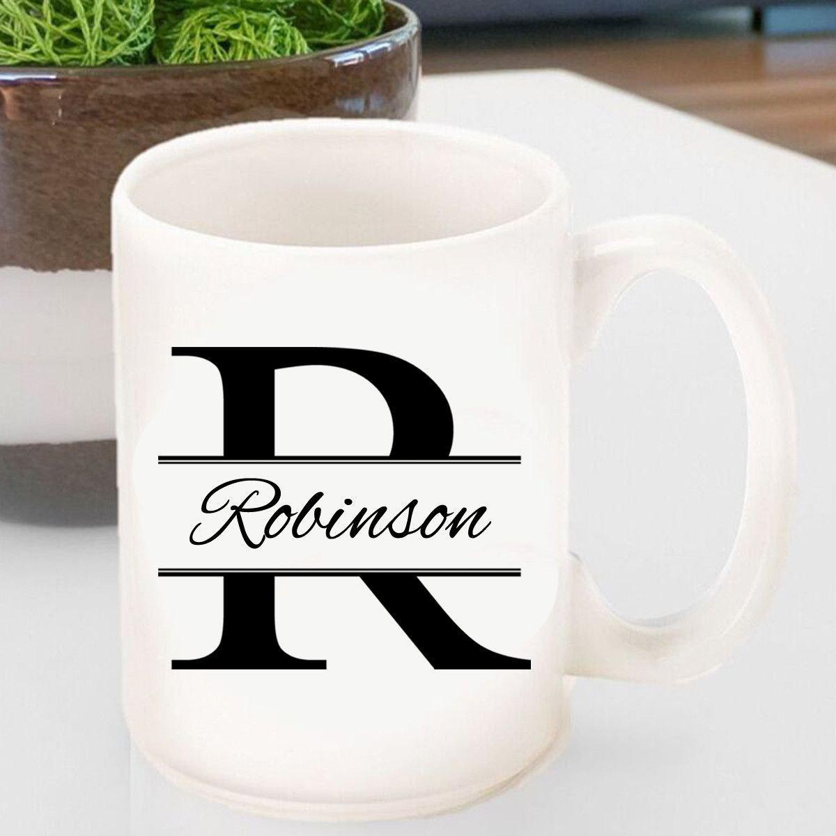 Personalized Stamped Design Coffee Mug