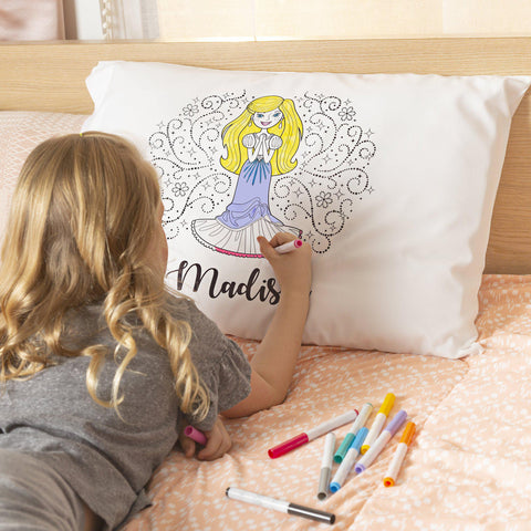 Buy Personalized Princess Coloring Pillowcases