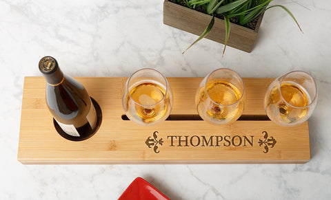 Buy Personalized Wine Serving Tray Bundle