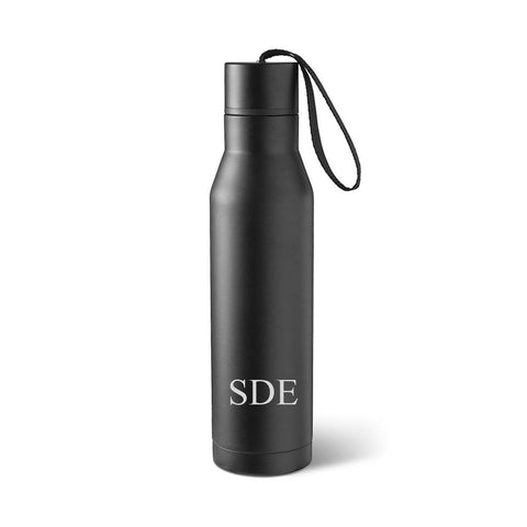 Buy Personalized Black Insulated Stainless Steel Water bottle