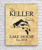 Buy Personalized Lake House Canvas Signs