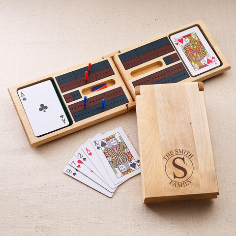 Buy Personalized Wood Cribbage Board