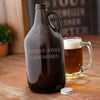 Buy Personalized Amber Growler - 64oz.