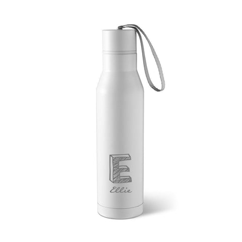 Buy Personalized White Insulated Stainless Steel Water bottle