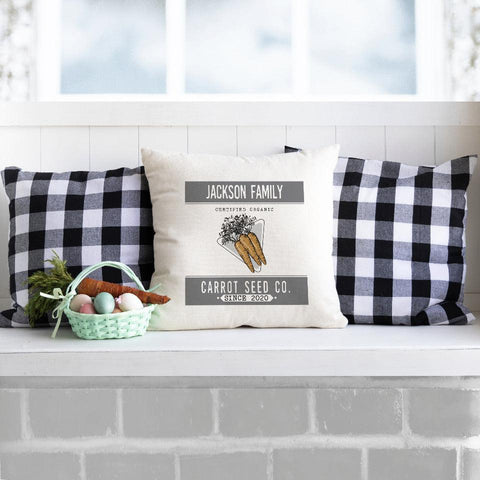 Buy Personalized Vintage Farmhouse Easter Throw Pillow Covers