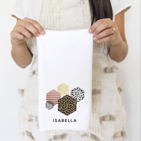 Buy Personalized Animal Print Tea Towels