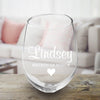 Buy Personalized Bridal Party Stemless Wine Glass