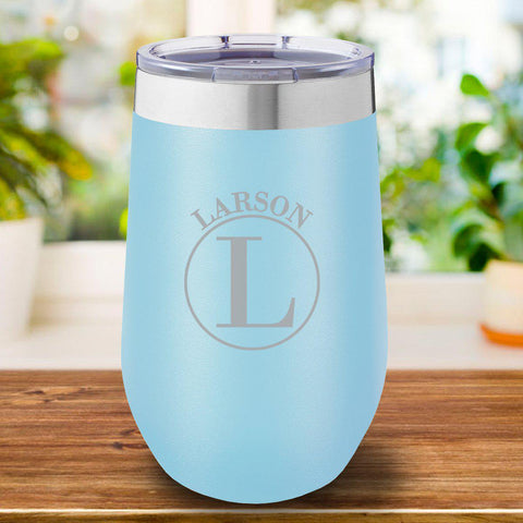 Buy 16 oz. Personalized Travel Mug - Light Blue