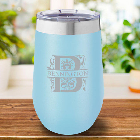 Buy 16 oz. Personalized Travel Mug - Light Blue