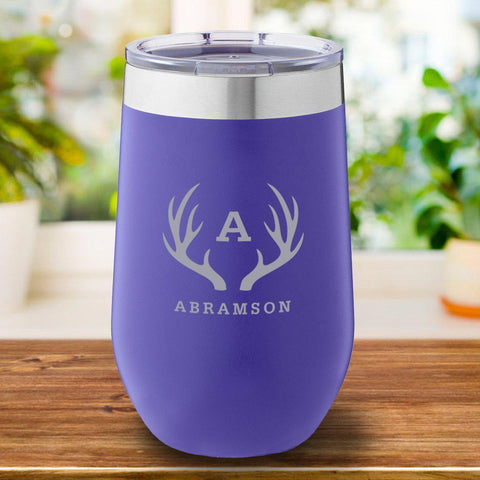 Buy 16 oz. Personalized Purple Travel Mug