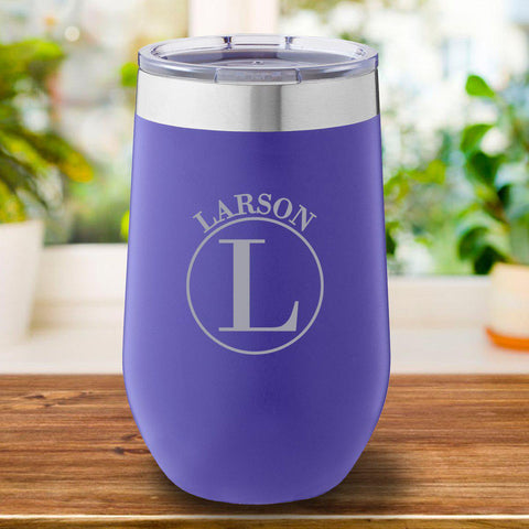 Buy 16 oz. Personalized Purple Travel Mug