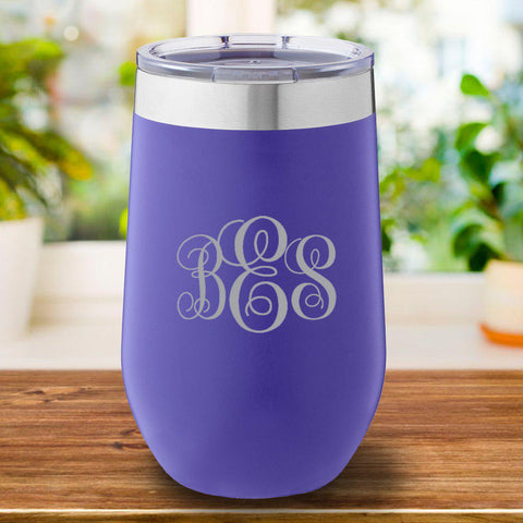 Buy 16 oz. Personalized Purple Travel Mug