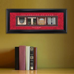 Personalized University Architectural Art - PAC 12 College Art