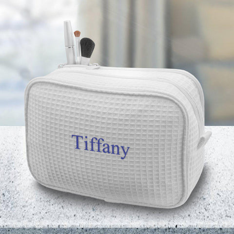 Buy Personalized Large Waffle Cosmetic Bag