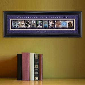 Personalized University Architectural Art - PAC 12 College Art