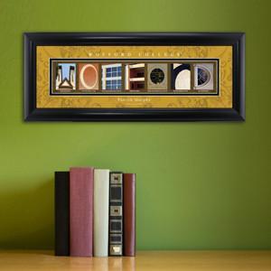 Personalized University Architectural Art - College Art